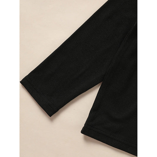 Kid's 'Grandma And Granddaughter' Letter & Heart Print Long Sleeve Top & Pants Set, 2 Sets Comfy Loungewear Outfit CJ