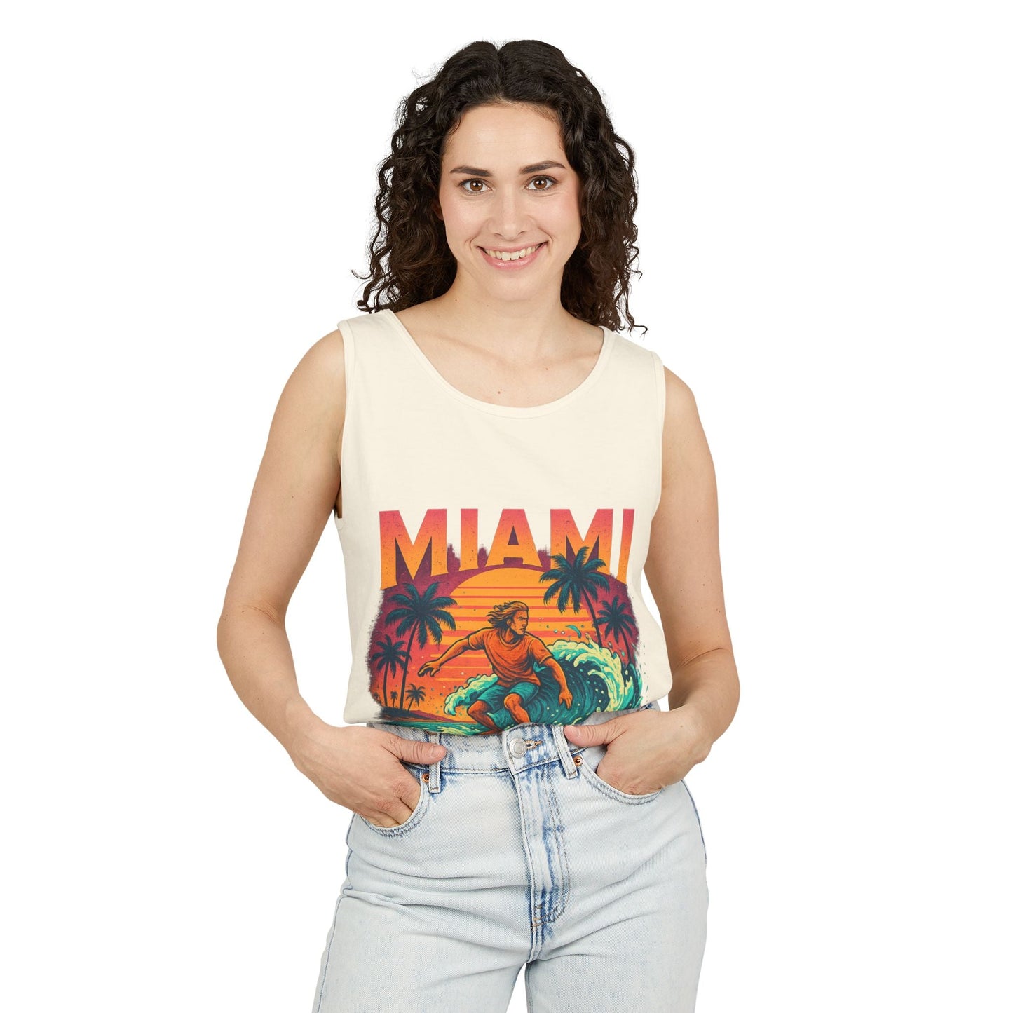 Unisex Garment-Dyed Tank Top Printify