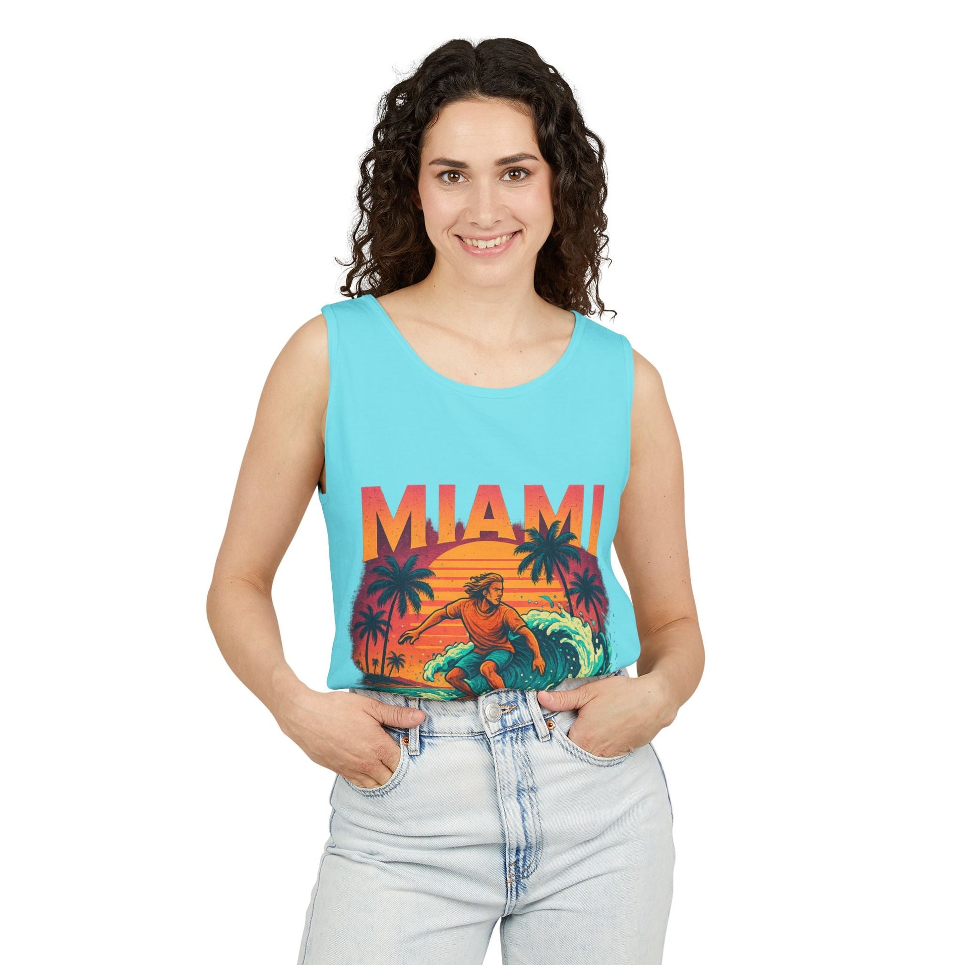 Unisex Garment-Dyed Tank Top Printify
