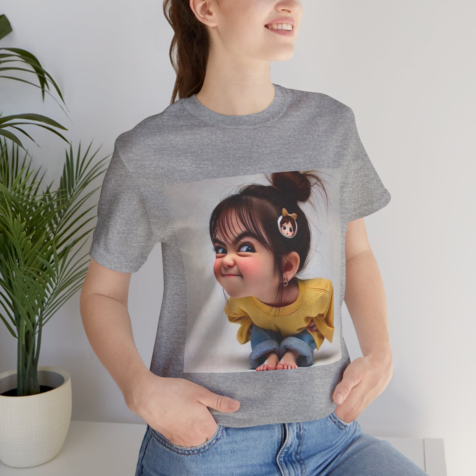 Whimsical Kid's Art T-Shirt, Adorable Cartoon Tee, Fun Gift for Children, Cute Graphic Shirt, Birthday Party Outfit, Playful Apparel - M/S TMC India