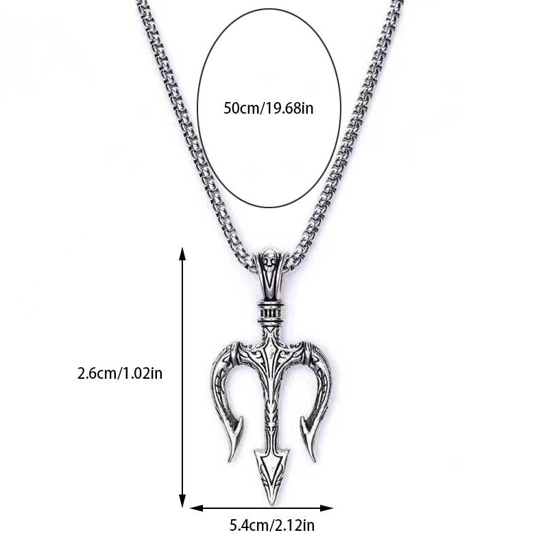 Sea King Trident Cross Border Necklace Pendant - M/S TMC India