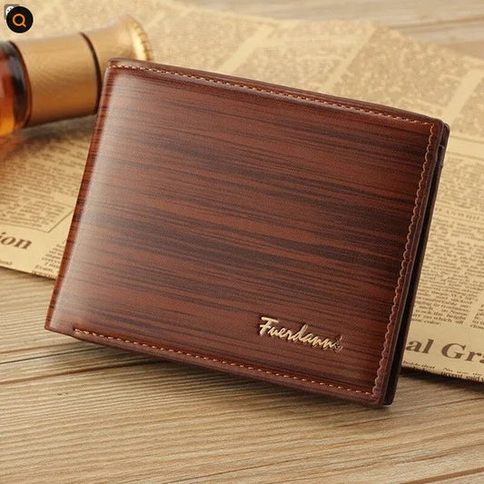 Men's Bifold Leather Credit ID Card Holder Wallet Billfold Purse Clutch Billfold CJ