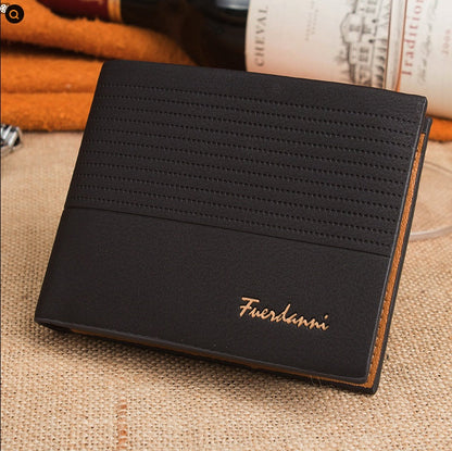 Men's Bifold Leather Credit ID Card Holder Wallet Billfold Purse Clutch Billfold CJ
