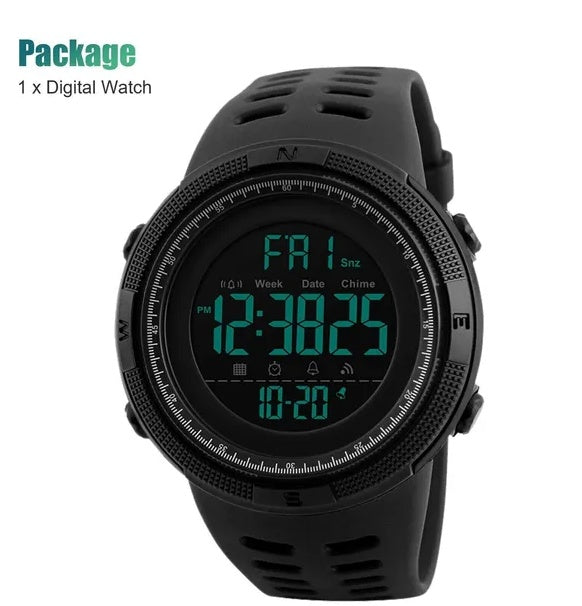 SKMEI Men's Digital Army Military Sport Quartz Analog Chrono Waterproof Watch US Trendsi