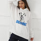 Women's Fashionable Casual Printed Long Sleeved Sweatshirt - M/S TMC India